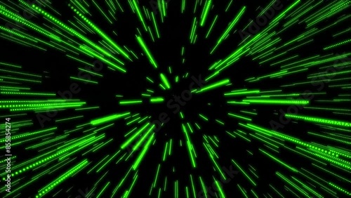 abstract green lines moving and animation background