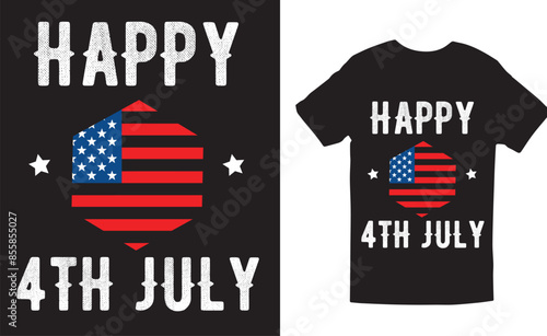 T-shart design, happy 4th julay independence day new t shart desine Usa t shart photo