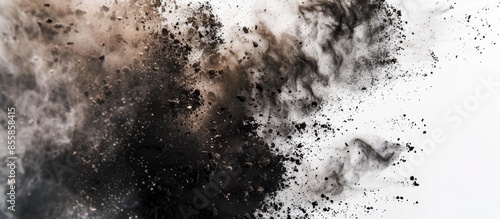 Brown black dust powder exp...