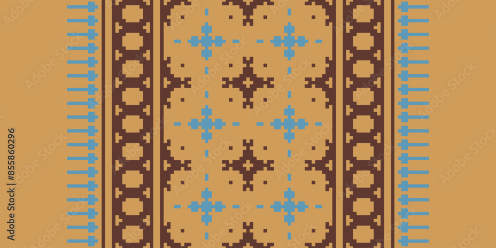 Native American Ethnic style abstract Navajo geometric tribal vector seamless pattern background. Native American Ethnic style abstract Navajo geometric tribal vector seamless pattern background.
