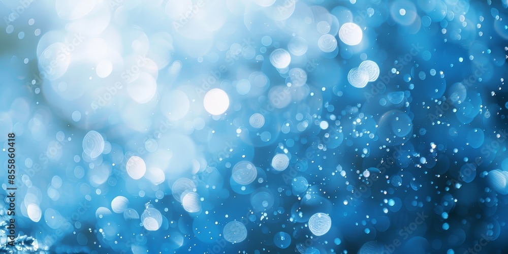 Abstract Blue Bokeh Background Abstract Blue Bokeh Background