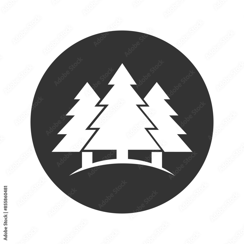 Forest Icon Symbol. Premium Quality Isolated Tree Element In Trendy Vector Style Forest Icon Symbol. Premium Quality Isolated Tree Element In Trendy Vector Style