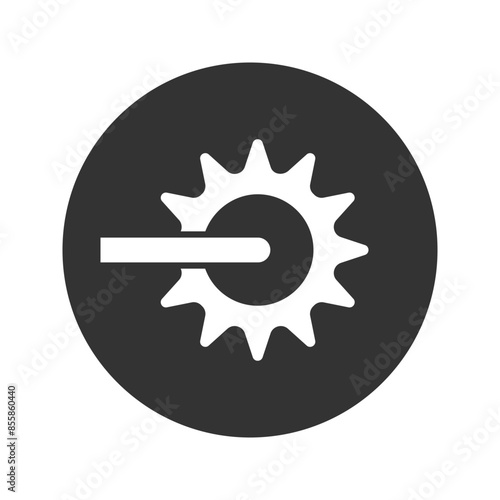 Cowboy horse riding spur for boot icon isolated on white background. Vector