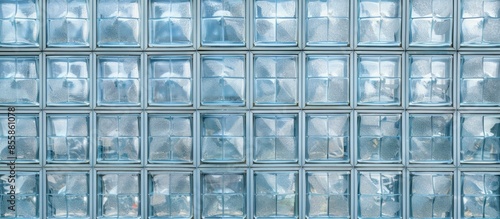 glass brick pattern at marb...