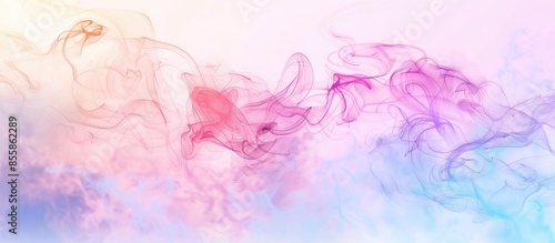Abstract colorful smoke on ...