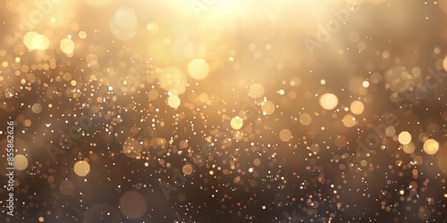 Golden Sparkle Abstract Background