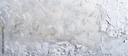 Gray white abstract stucco ...
