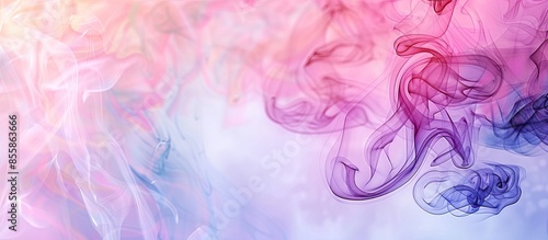 Abstract colorful smoke on ...