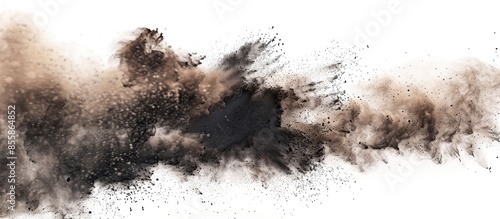 Brown black dust powder exp...