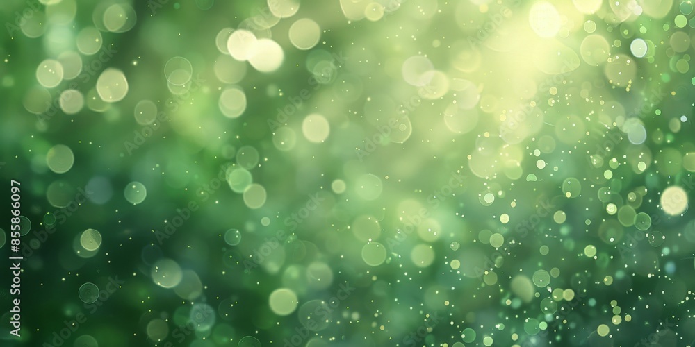 Abstract Green Bokeh Background Abstract Green Bokeh Background