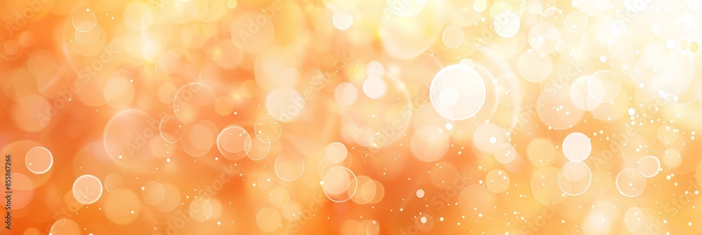Abstract Bokeh Background with Warm Orange and White Colors Abstract Bokeh Background with Warm Orange and White Colors