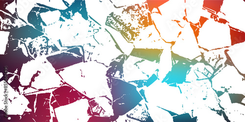 Abstract graffiti paintings vibrant colors texture on the concrete wall background.