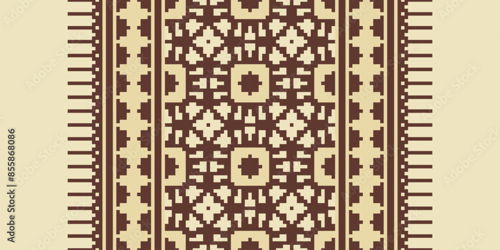 Native American Ethnic style abstract Navajo geometric tribal vector seamless pattern background. Native American Ethnic style abstract Navajo geometric tribal vector seamless pattern background.