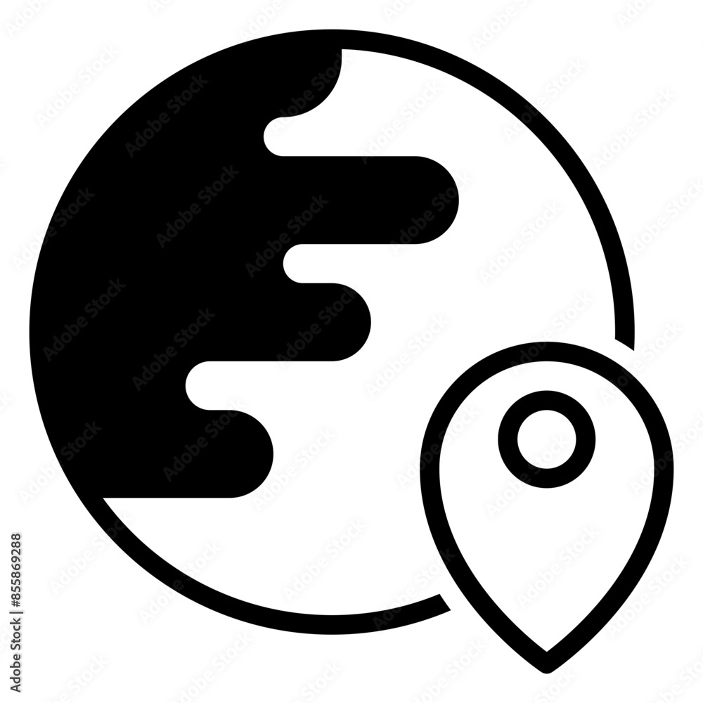 global icon, glyph icon style