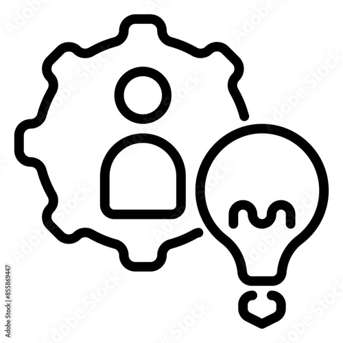 skill icon, line icon style