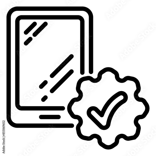 install icon, line icon style