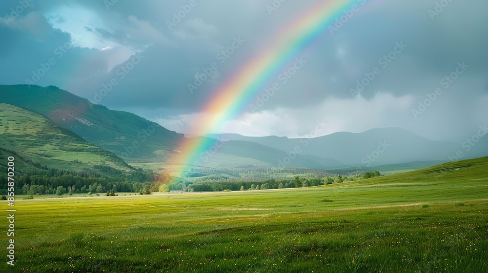 Nature and rainbow Nature and rainbow