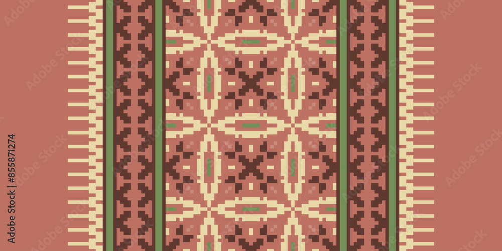 Native American Ethnic style abstract Navajo geometric tribal vector seamless pattern background. Native American Ethnic style abstract Navajo geometric tribal vector seamless pattern background.