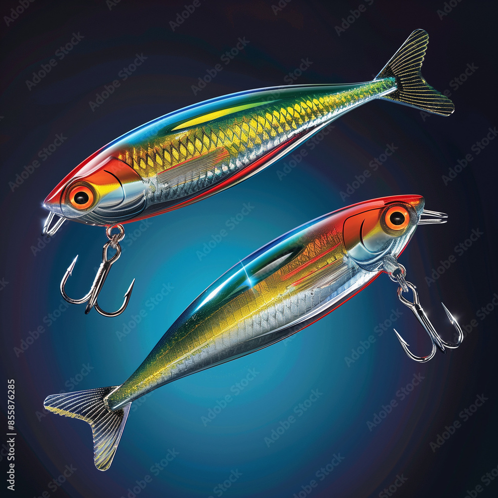 Fototapeta premium Professional Fishing Tackle for Coastal Anglers Hub Activities