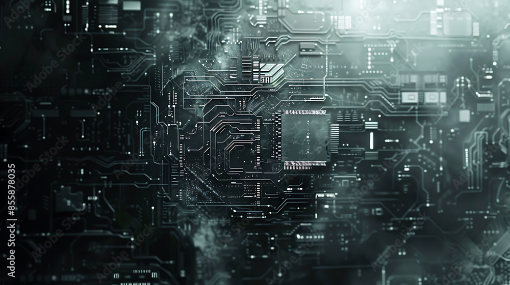 Obraz premium technology banner