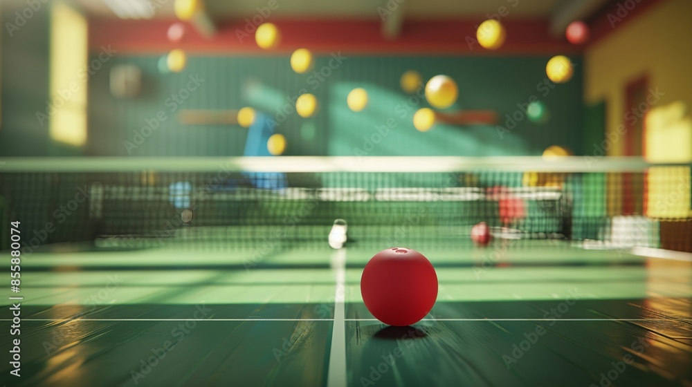Fototapeta premium table tennis game 