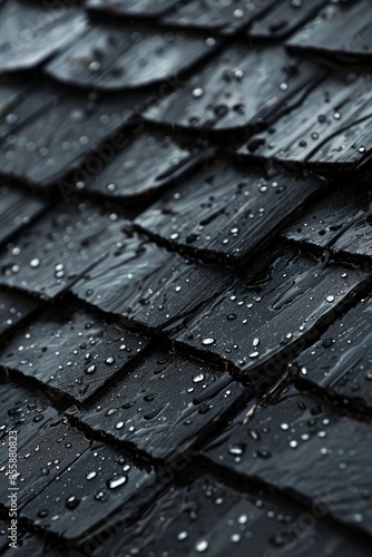 Rainy Day Roofing Details for Architecture and Construction Generative AI