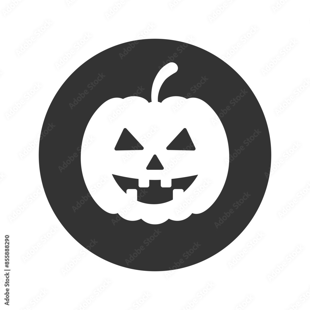 Halloween icon vector illustration of pumpkin isolated on white background. Vector silhouette flat style sign Halloween icon vector illustration of pumpkin isolated on white background. Vector silhouette flat style sign