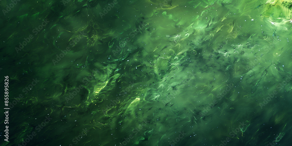 Obraz premium A neon green abstract texture or background perfect for adding copy space to an image 