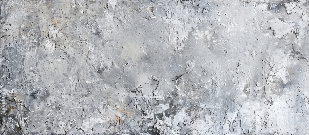 Obraz premium The surface of the paint has the characteristics of polished gray cement. Copy space image. Place for adding text and design