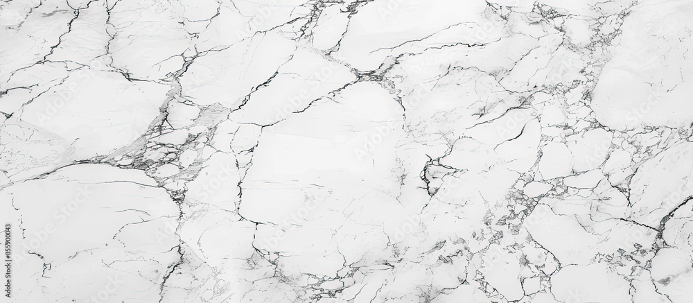 Fototapeta premium White Statuario Marble Texture Background, Natural Polished Carrara Marble Texture For Abstract Home Decoration Used Ceramic Wall Tiles And Floor Tiles Surface. Copy space image