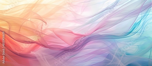 great rainbow waves colorful gradient light blend line abstract pastel background. Copy space image. Place for adding text and design