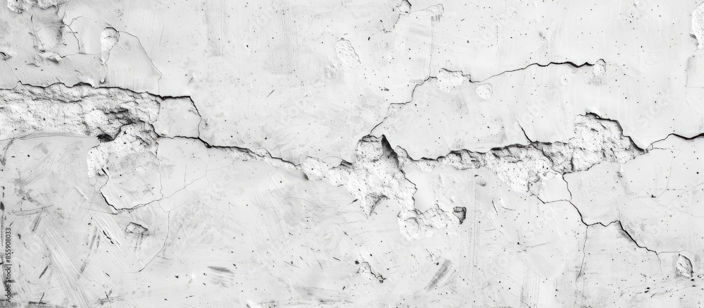 Fototapeta premium Monochrome light texture with shade of gray color. Grunge old wall texture, concrete cement background. Copy space image. Place for adding text and design