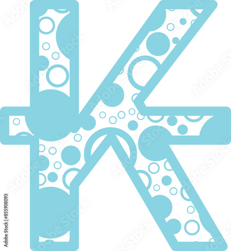 Bubble Currency font vector shape