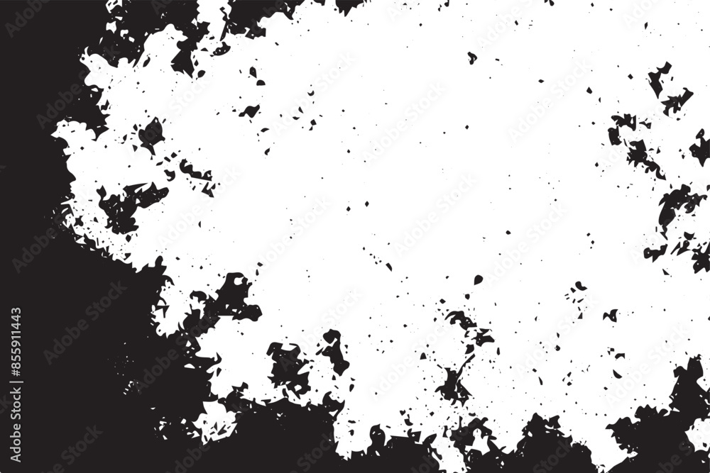 Abstract vector noise | Small particles of debris and dust | Distressed uneven background | Grunge texture overlay with rough and fine grains isolated on white background | Vector illustration Abstract vector noise | Small particles of debris and dust | Distressed uneven background | Grunge texture overlay with rough and fine grains isolated on white background | Vector illustration