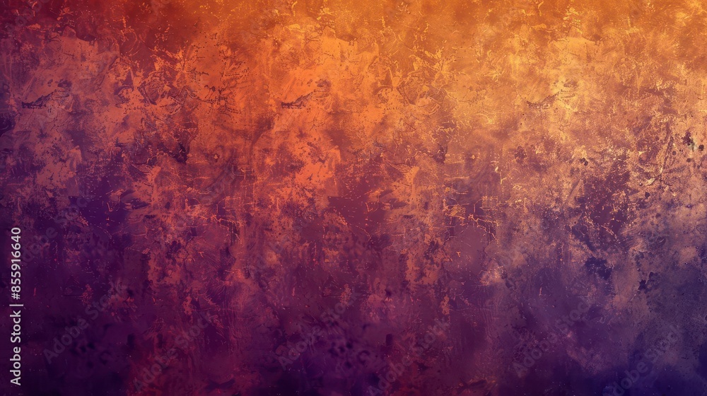 Obraz premium dark orange brown and purple abstract background with gradient and vintage texture suitable for halloween thanksgiving or autumn themes digital illustration