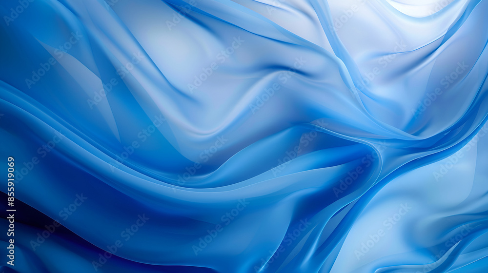 Obraz premium blue abstract background of luminous waves ,Abstract blue background ,abstract blue blur abstract background