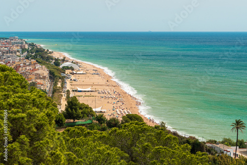 Platja del Garbí in Calella, Spain