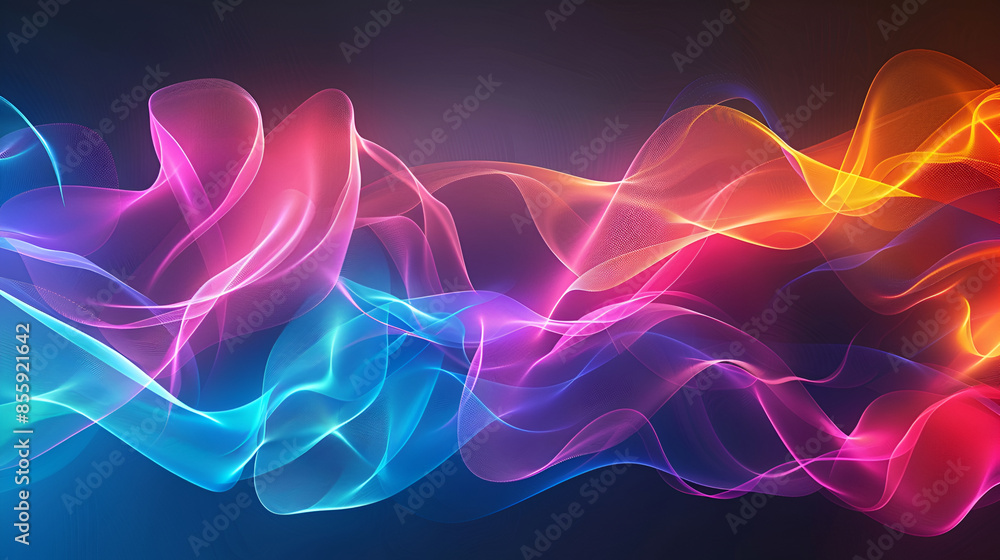 abstract colorful background with lines and waves, Neon colour purple lines on black background ,a colorful light wave pattern on a black background abstract colorful background with lines and waves, Neon colour purple lines on black background ,a colorful light wave pattern on a black background