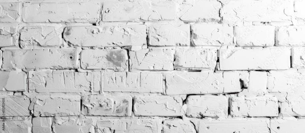 Texture background concept: white brick wall background in rural room. Copy space image. Place for adding text and design Texture background concept: white brick wall background in rural room. Copy space image. Place for adding text and design