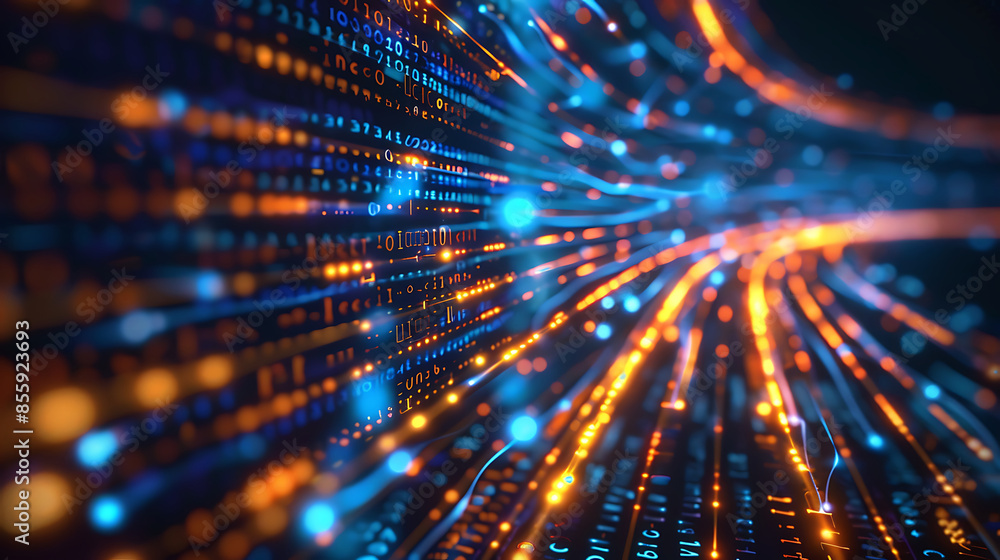 Fototapeta premium technology banner