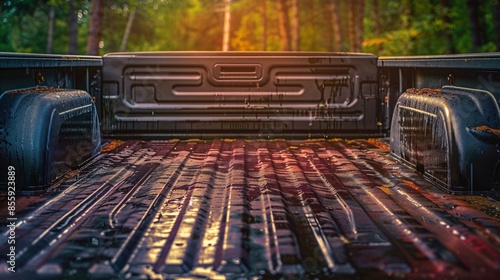 Polyurea coating for truck bed liners.