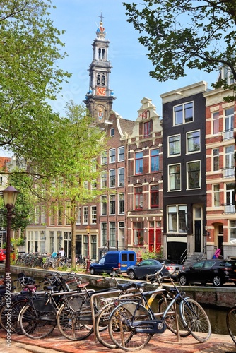 Jordaan district in Amsterdam, Netherlands