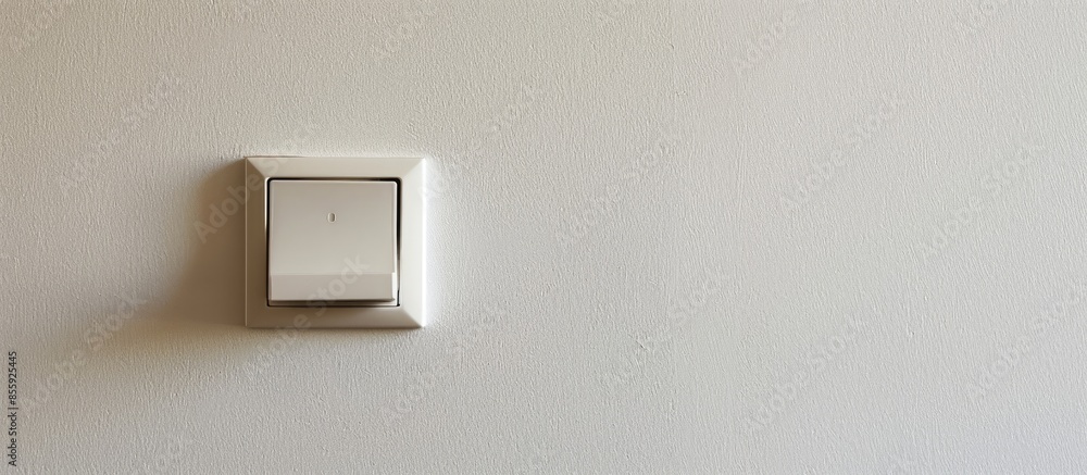 switch, old light switch on white wall. Copy space image. Place for adding text and design switch, old light switch on white wall. Copy space image. Place for adding text and design