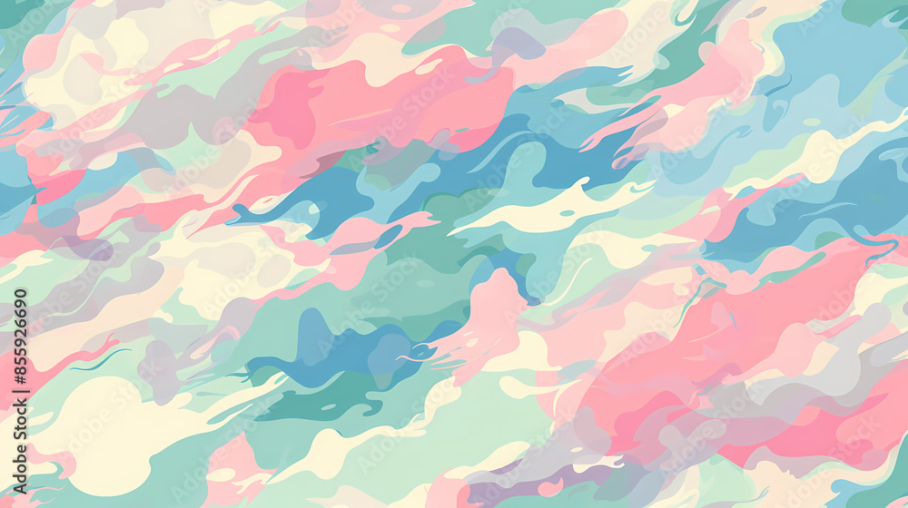 Cloud camouflage pattern Cloud camouflage pattern