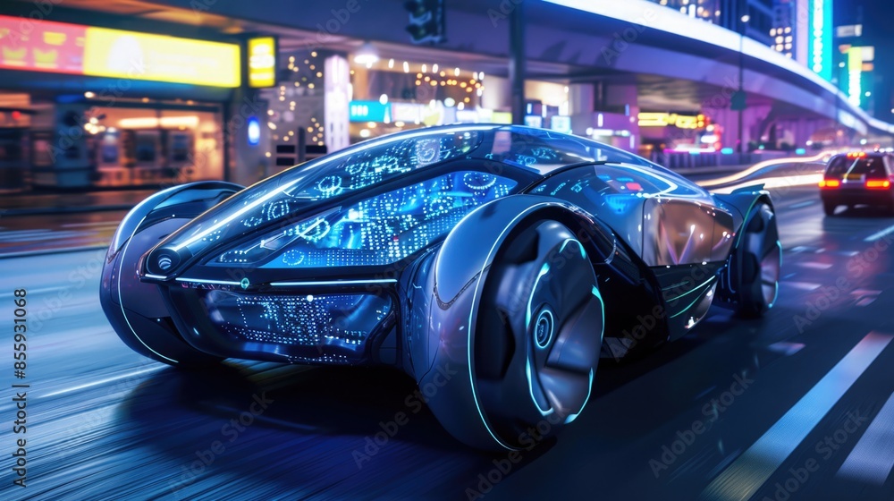 Futuristic Innovation in Transportation: Digital Elements in Advanced Car Technology