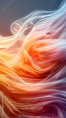 A mesmerizing flow of interconnected lines in a gradient of gold and orange, reminiscent of a Hindu god's aura, cascading down the 9:16 canvas, evoking a sense of divine energy and enlightenment.