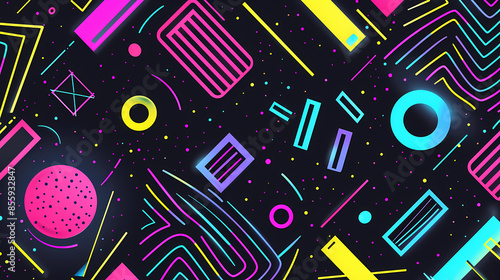 Abstract background with colorful lines and stripes