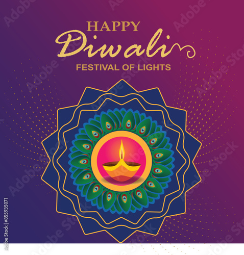 Indian festival of lights Happy Diwali