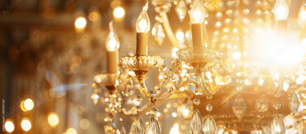 crystal chandelier. Copy space image. Place for adding text and design crystal chandelier. Copy space image. Place for adding text and design
