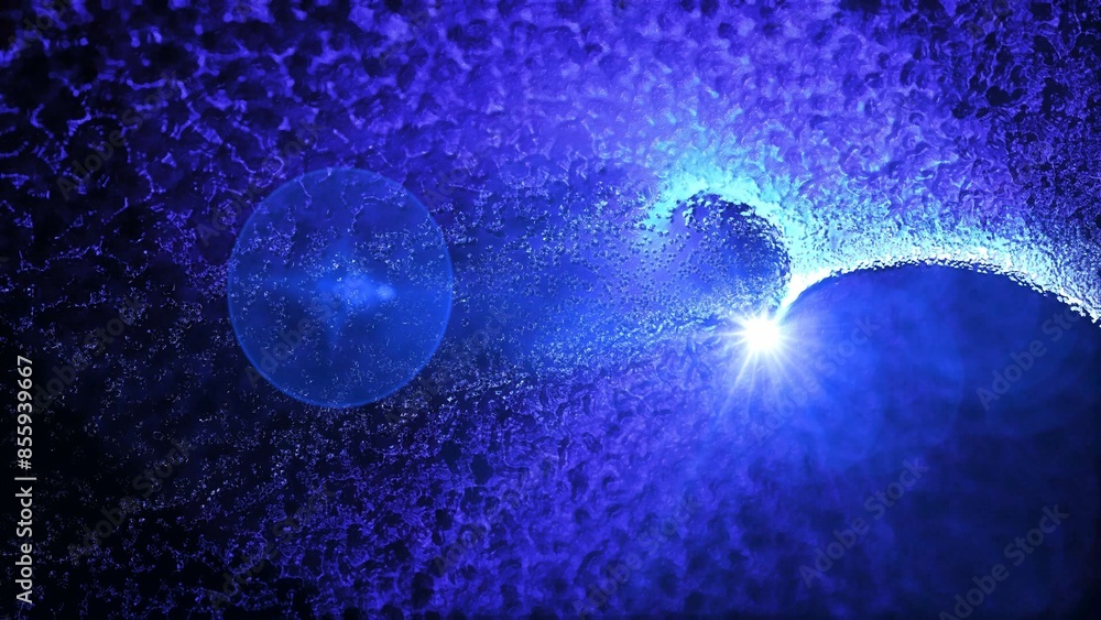 Obraz premium cosmic matter consisting of plasma emits energy